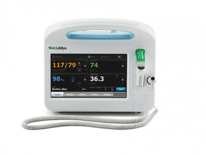 Image: The Connex Vital Signs Monitor (CVSM) (photo courtesy of Welch Allyn).